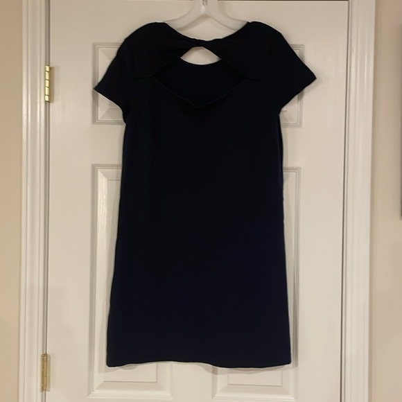 GAP Navy Blue Mini Dress Short Raglan Sleeves - Picture 2 of 3